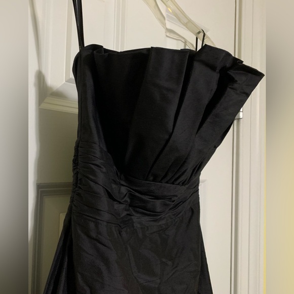 Vintage Silk Size 0/2 WATTERS&W Shantung Taffeta Strapless - Picture 4 of 11